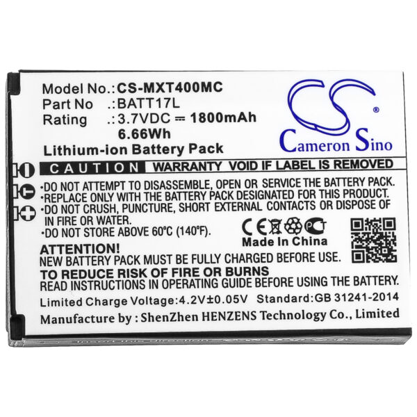 1800mAh for Midland XTC400,XTC450-115037