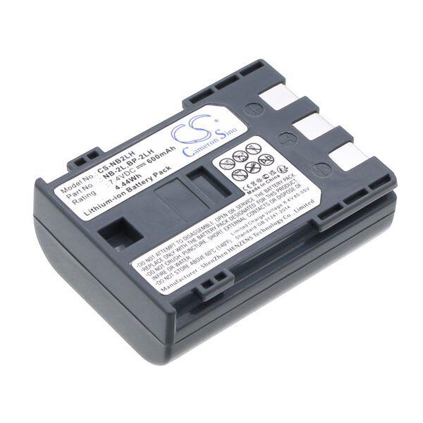 600mAh for Canon BP-2LH,ZR800,ZR830,ZR850,Rebel XTi,40MC,EOS 400D,EOS Digital Rebel XT,HG10,HV20-0 600mAh for Canon BP-2LH,ZR800,ZR830,ZR850,Rebel XTi,40MC,EOS 400D,EOS Digital Rebel XT,HG10,HV20-0