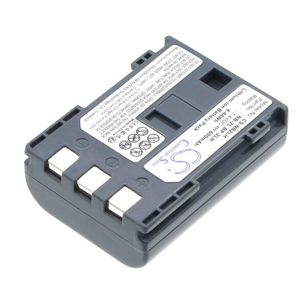 600mAh for Canon BP-2LH,ZR800,ZR830,ZR850,Rebel XTi,40MC,EOS 400D,EOS Digital Rebel XT,HG10,HV20-115989