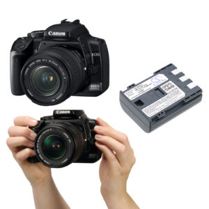 600mAh for Canon BP-2LH,ZR800,ZR830,ZR850,Rebel XTi,40MC,EOS 400D,EOS Digital Rebel XT,HG10,HV20-115993