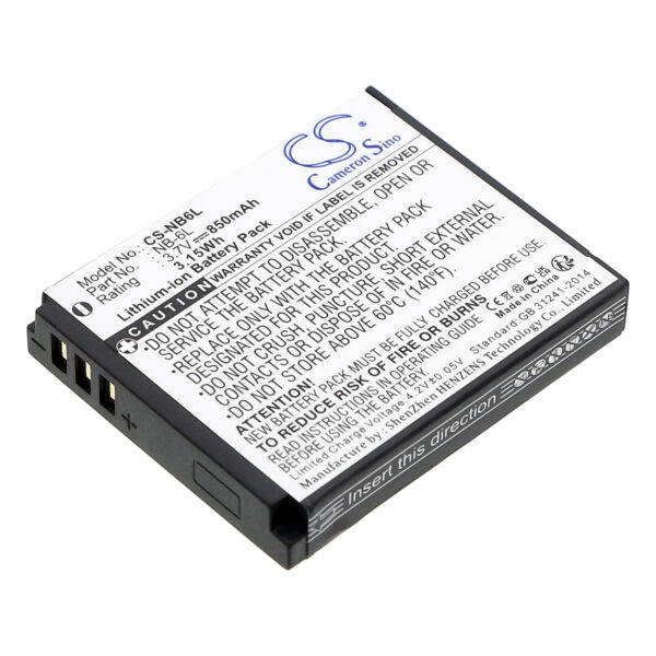 850mAh for Canon Digital IXUS 200 IS,Digital IXUS 95 IS,IXUS 105,IXUS 210,IXUS 85 IS,IXY 110 IS,IXY DIGITAL 25 IS,PowerShot D10,PowerShot S90,PowerShot SD1200 IS-0 850mAh for Canon Digital IXUS 200 IS,Digital IXUS 95 IS,IXUS 105,IXUS 210,IXUS 85 IS,IXY 110 IS,IXY DIGITAL 25 IS,PowerShot D10,PowerShot S90,PowerShot SD1200 IS-0