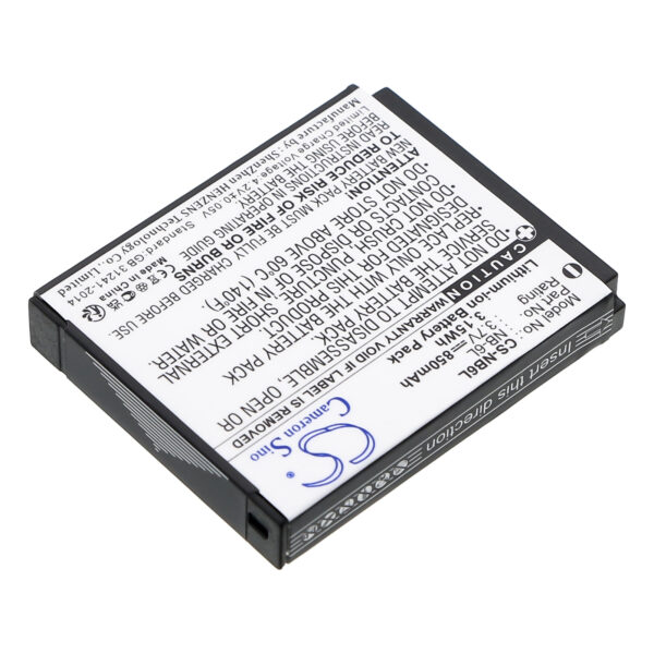 850mAh for Canon Digital IXUS 200 IS,Digital IXUS 95 IS,IXUS 105,IXUS 210,IXUS 85 IS,IXY 110 IS,IXY DIGITAL 25 IS,PowerShot D10,PowerShot S90,PowerShot SD1200 IS-115985