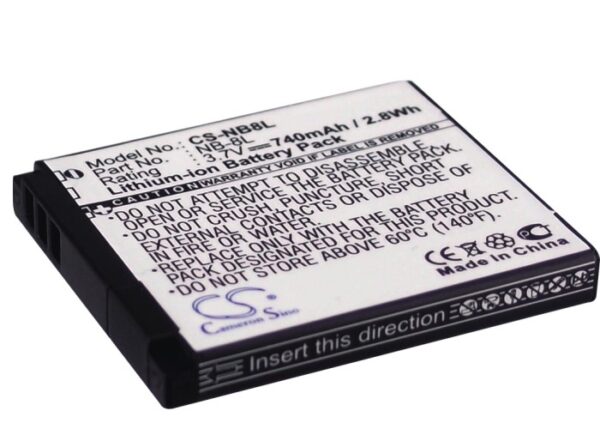 740mAh for Canon PowerShot A3000,PowerShot A3000 IS,PowerShot A3100,PowerShot A3100 IS,PowerShot A2200-0 740mAh for Canon PowerShot A3000,PowerShot A3000 IS,PowerShot A3100,PowerShot A3100 IS,PowerShot A2200-0