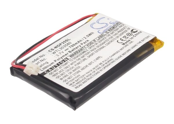 700mAh for Navgear Streetmate GT-35,Streetmate GT-35 3D,GT-35-128MB,GT35,Pearl,Streetmate GT-43 3D,GT-35 3D,Pearl GT-35-0