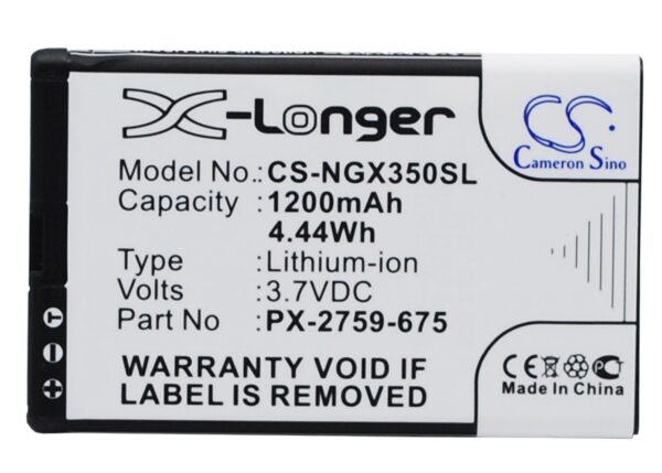 1200mAh for Navgear Motorradnavi SLX-350,TourMate SLX-350-0