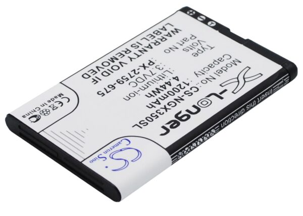 1200mAh for Navgear Motorradnavi SLX-350,TourMate SLX-350-119595