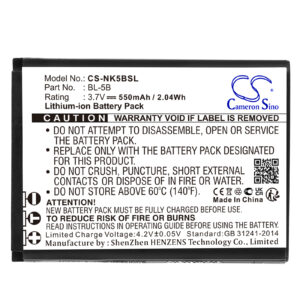 550mAh for Alcatel OT-S680,One Touch S680-120337