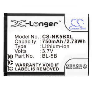 750mAh for Alcatel OT-S680,One Touch S680-120340
