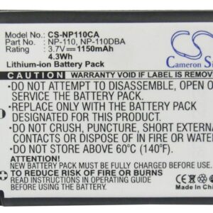1150mAh for Casio Exilim EX-Z2000,Exilim EX-Z200,Exilim Zoom EX-Z2000,Exilim Zoom EX-Z2000BK,Exilim Zoom EX-Z2000PK,Exilim Zoom EX-Z2000RD,Exilim Zoom EX-Z2000SR,Exilim Zoom EX-Z2000VT,Exilim Pro EX-F1,Exilim EX-ZR10-115508