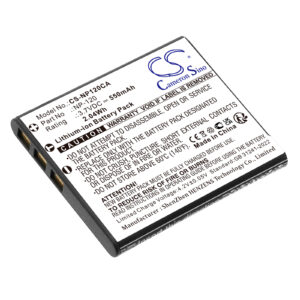 550mAh for Casio Exilim EX-S200,Exilim EX-S200BE,Exilim EX-S200BK,Exilim EX-S200EO,Exilim EX-S200PK,Exilim EX-S200SR,Exilim EX-ZS10,Exilim EX-EX-S200BK,Exilim EX-ZS10BE,Exilim EX-ZS10RD-0