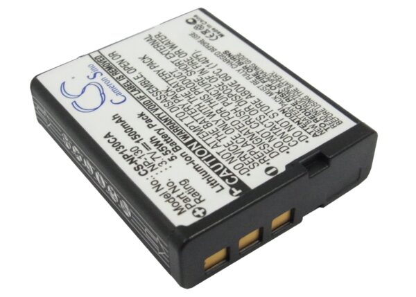 1500mAh for Casio Exilim EX-H30,EX-ZR100,Exilim EX-H30BK,Exilim EX-ZR200,Tryx,Exilim EX-ZR1100,Exilim EX-ZR1200,Exilim EX-ZR700WE,Exilim EX-FC300S,Exilim EX-H35-115363