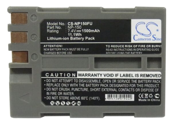 1500mAh for Fujifilm FinePix S5 pro,BC-150,IS Pro-115775