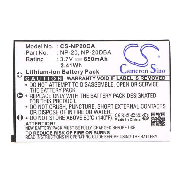 650mAh for Casio Exilim EX-S770SR,Exilim EX-S770BE,Exilim EX-S770BU,Exilim Card EX-S880BK,Exilim EX-S600D,Exilim EX-Z75BK,Exilim EX-Z75SR,Exilim EX-S3,Exilim EX-Z6,Exilim EX-S500WE-115702