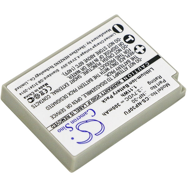 300mAh for Fujifilm FinePix F440,Finepix F440 Zoom,FinePix F450,Finepix F450 Zoom-115766