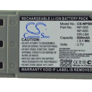 850mAh for KONICA Revio KD-310,Revio KD-310Z,Revio KD-400Z,Revio KD-410Z,Revio KD-420Z,Revio KD-500Z,Revio KD-510Z-115696