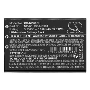 1050mAh for Agfa DV-5000G,DV-5000Z,OPTIMA 1338mT,OPTIMA 2338mT,DV-5580Z-116033