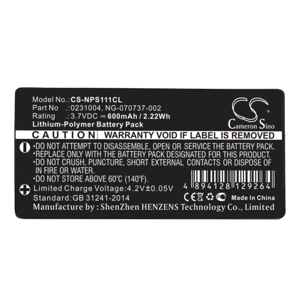 600mAh for NEC Dterm,PS111,PS3D,PSIII-117159