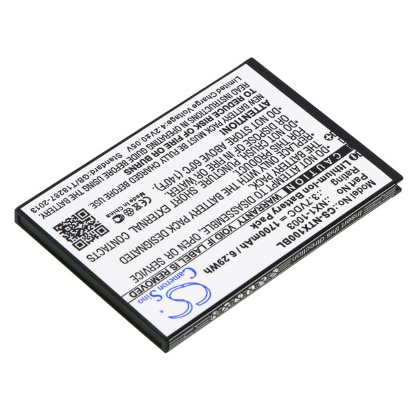 1700mAh for Handheld Nautiz X1-116671