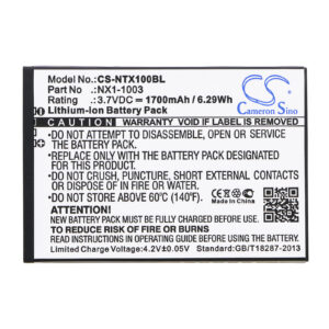 1700mAh for Handheld Nautiz X1-116672