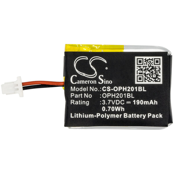 190mAh for Opticon OPN-2001,OPN-2002,OPN-2004,OPN-2006,OPN-2000,OPN-2005-116814