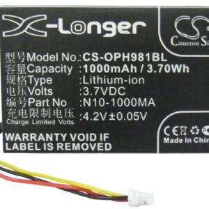 1000mAh for Opticon OPL-9714,OPL-9715,OPL-9815,OPL-9727,OPL-9725,PHL-1300-116825