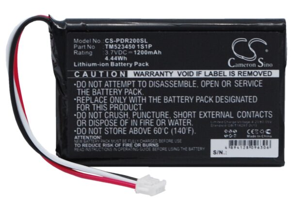 1200mAh for PHAROS Drive GPS 200,PDR200-0