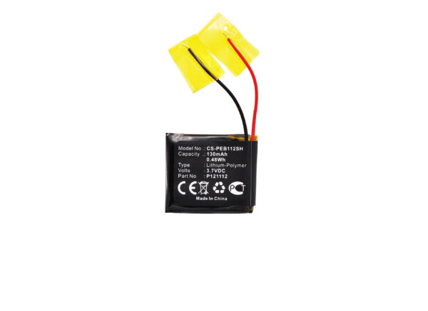 130mAh for Pebble E-Paper,Pebble Steel,Watch 2,401S-121089