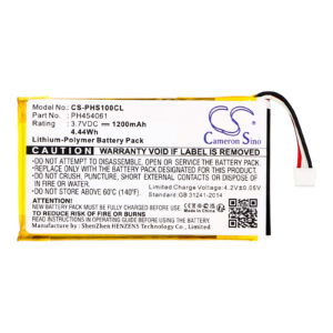 1200mAh for Philips S10A,S10A/38,S10H-117327