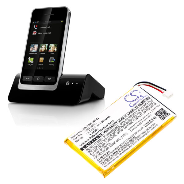 1200mAh for Philips S10A,S10A/38,S10H-117330