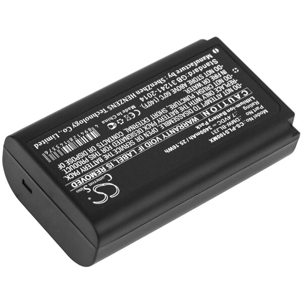 3400mAh for Panasonic Lumix S1,Lumix S1R,Lumix DC-S1,Lumix DC-S1R-115120