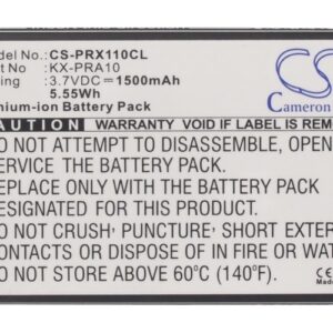 1500mAh for Panasonic KX-PRX110,KX-PRX110GW,KX-PRX120,KX-PRX120GW,KX-PRX150,KX-PRX150GW-117310