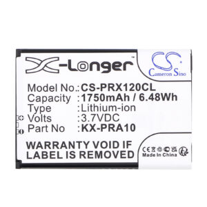 1750mAh for Panasonic KX-PRX110,KX-PRX110GW,KX-PRX120,KX-PRX120GW,KX-PRX150,KX-PRX150GW-117313