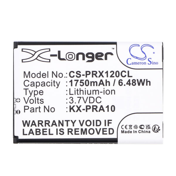 1750mAh for Panasonic KX-PRX110,KX-PRX110GW,KX-PRX120,KX-PRX120GW,KX-PRX150,KX-PRX150GW-117313