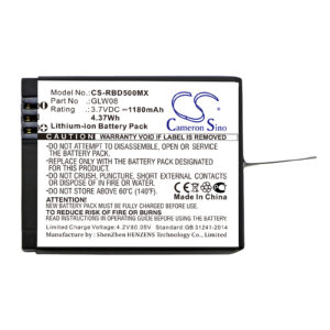 1180mAh for Rollei Actioncam 500,Actioncam 500 Sunrise-115229