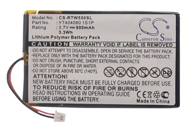 900mAh for RightWay 550-119750