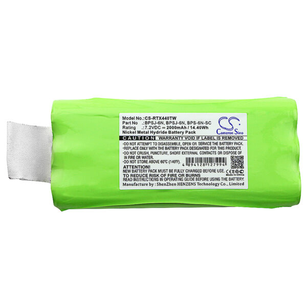 2000mAh for Ritron JMX 441D,JMX II,JMX IV,Patriot SST,JMX-141D,JMX-146D,JMX-441D,JMX-446D-118564