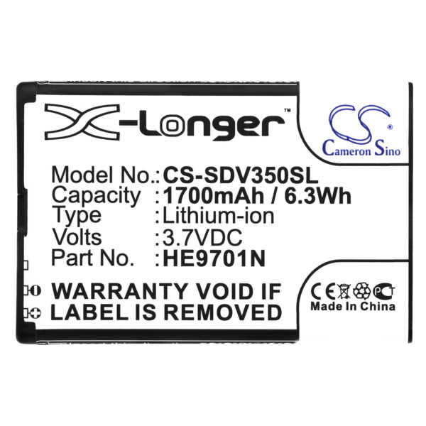 1700mAh for Sonocaddie V350,V500,G-4L-119775