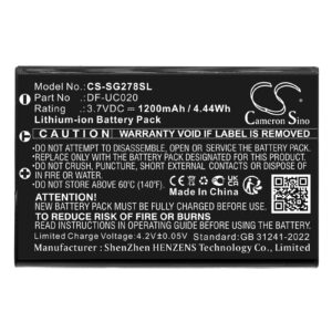 1200mAh for Zycast SG-278-120324