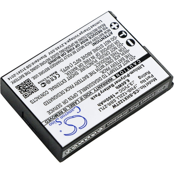 Replacement Battery for Horizon HX300, FNB-122Li, SBR-27LI, Li-Polymer 1800mAh-118450
