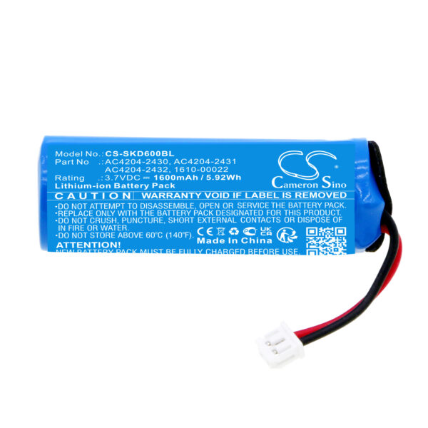 1600mAh for Socket Mobile D700,D730,D740,D750,D760,D600,D755-116527