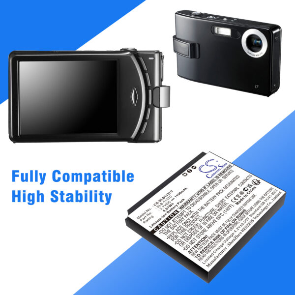 1100mAh for Samsung Digimax i7-115678