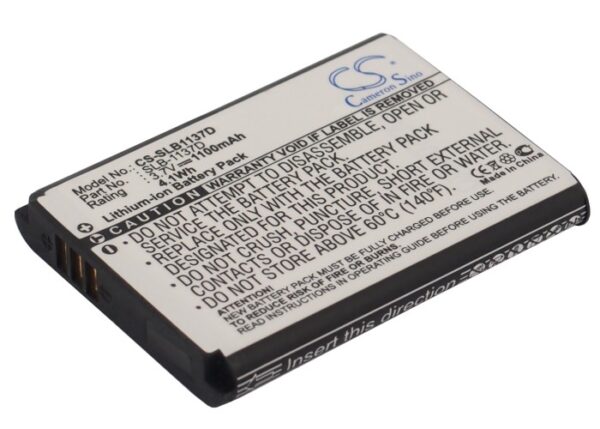 1100mAh for Samsung Digimax L74W,NV100HD,NV106 HD,NV30,NV11,i80,NV103,NV40,L74 Wide,TL34HD-0