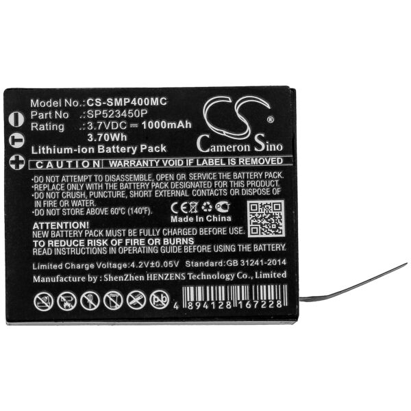 1000mAh for Supremo 4k plus-115033