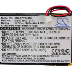1100mAh for Spetrotec 4642-E434-V12 SEG/N-119760