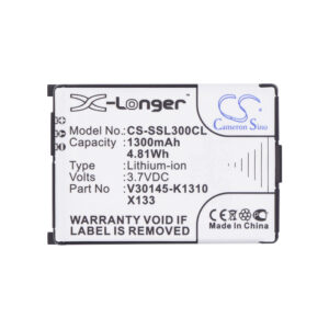 1300mAh for Siemens Gigaset SL3501,Gigaset SL30,Gigaset 4000 micro,Gigaset 4000s micro,Gigaset 4000L micro,Gigaset 4010,Gigaset 4010 micro,Gigaset 4010s micro,Gigaset 4015,Gigaset 4015 micro-117225