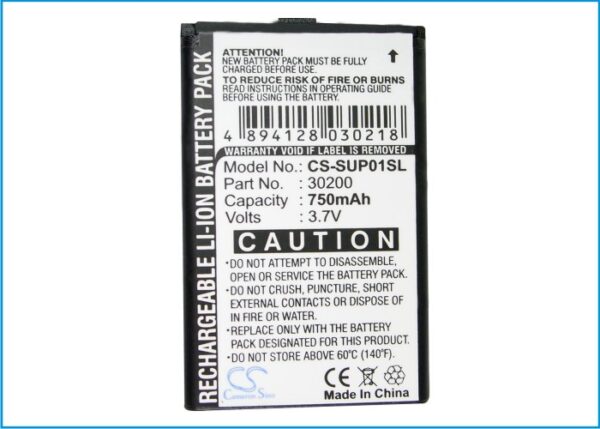 750mAh for Callaway uPro,uPro Go-120053