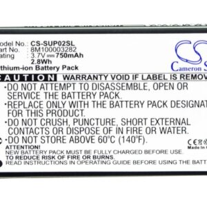 750mAh for Callaway uPro MX+,uPro MX,uPro G1,31000-01,Uplay-119765