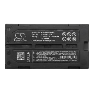 3400mAh for Fuji VMBPL30A,VMBPL60A-115251