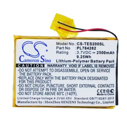 2500mAh for TEASI One 2-0