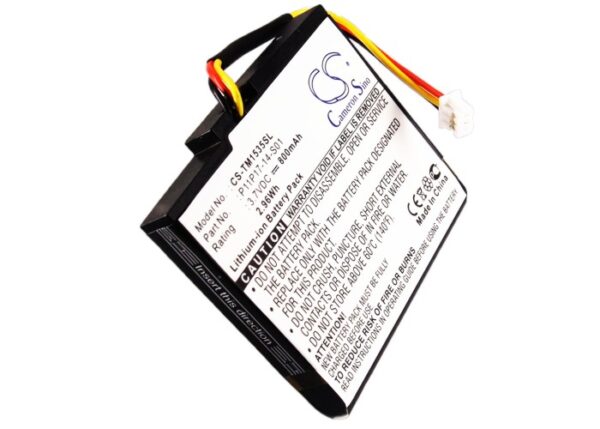 800mAh for TomTom VIA 1535,VIA 1535TM,Live 1535,Live 1535M,VIA 135,VIA 135M,VIA 1500,VIA 1515,VIA 1515M,1EN5.052.08-119717